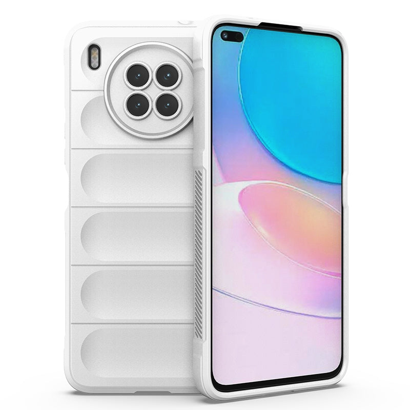 Huawei Nova 8i Shock Absorbent Magic Shield TPU + Flannel Phone Case, Featuring Ridged Drop Protection, Bright Colours & Easy Access