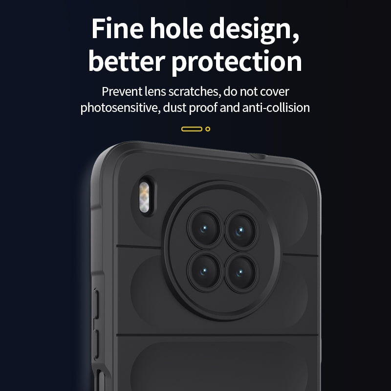 Huawei Nova 8i Shock Absorbent Magic Shield TPU + Flannel Phone Case, Featuring Ridged Drop Protection, Bright Colours & Easy Access