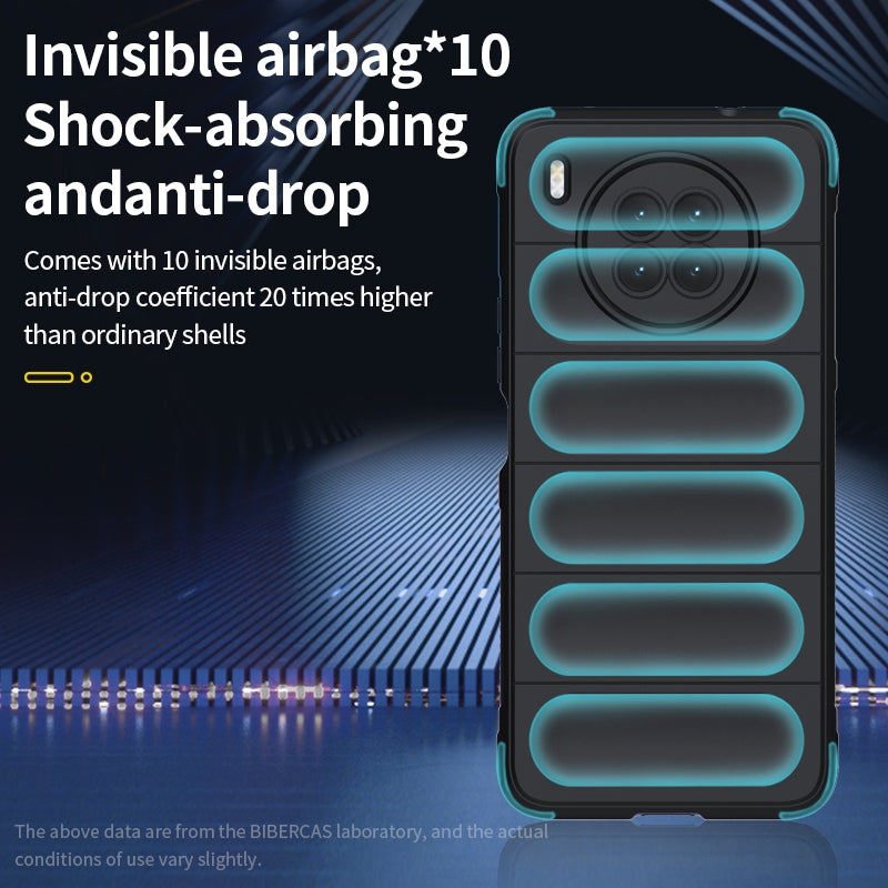 Huawei Nova 8i Shock Absorbent Magic Shield TPU + Flannel Phone Case, Featuring Ridged Drop Protection, Bright Colours & Easy Access