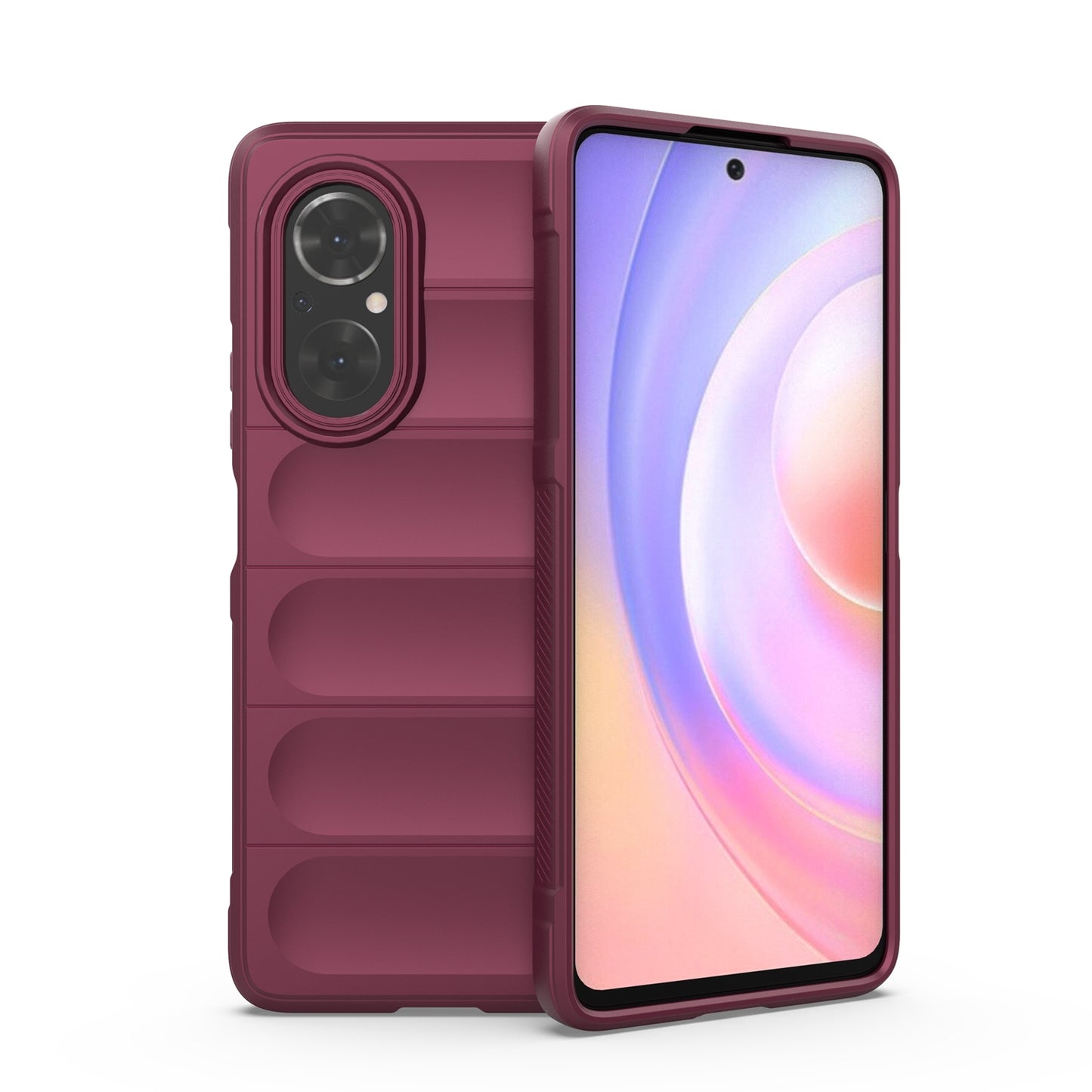 Huawei Nova 9 SE Shock Absorbent Magic Shield TPU + Flannel Phone Case, Featuring Ridged Drop Protection, Bright Colours & Easy Access