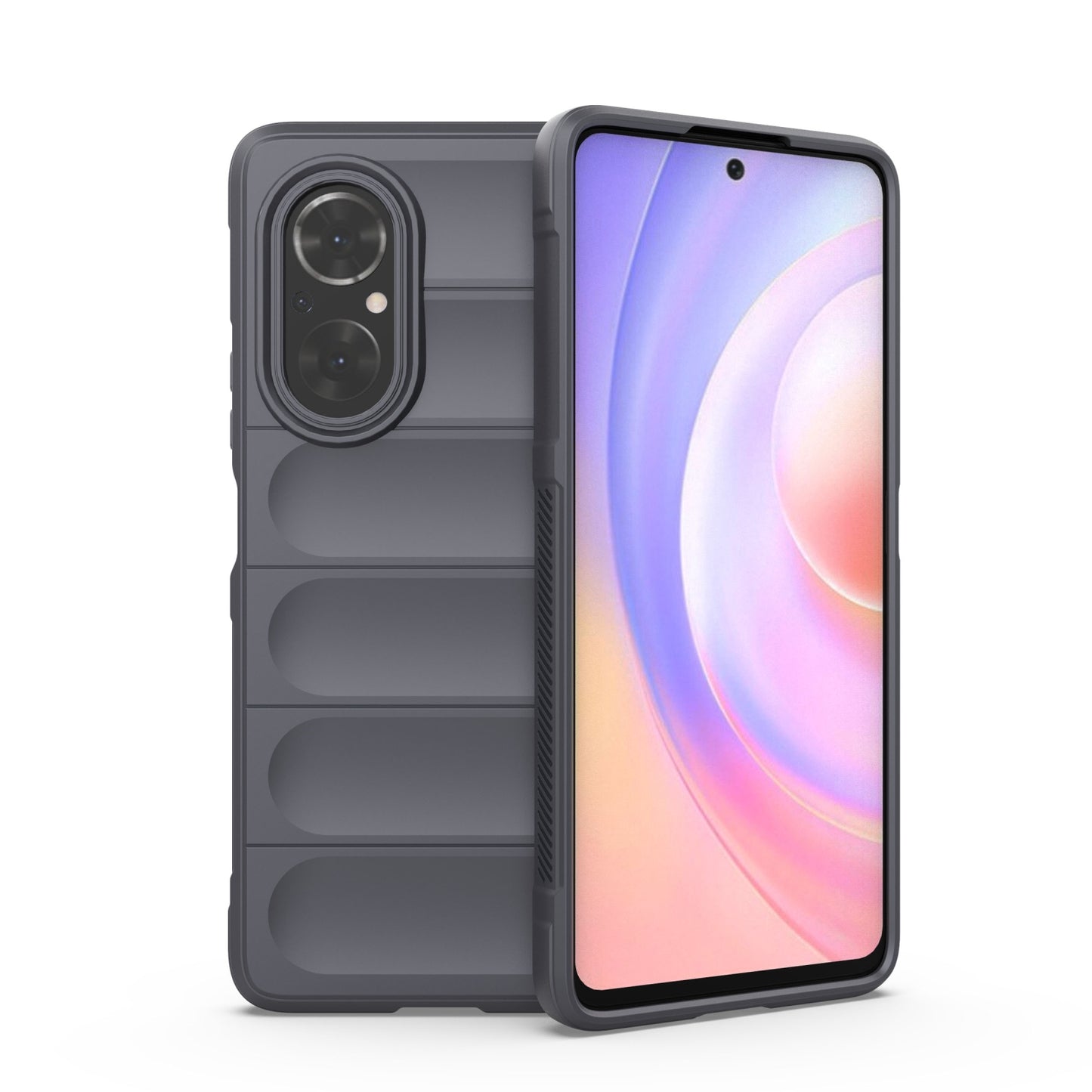 Huawei Nova 9 SE Shock Absorbent Magic Shield TPU + Flannel Phone Case, Featuring Ridged Drop Protection, Bright Colours & Easy Access