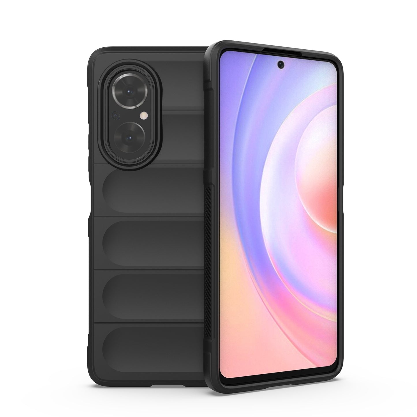 Huawei Nova 9 SE Shock Absorbent Magic Shield TPU + Flannel Phone Case, Featuring Ridged Drop Protection, Bright Colours & Easy Access