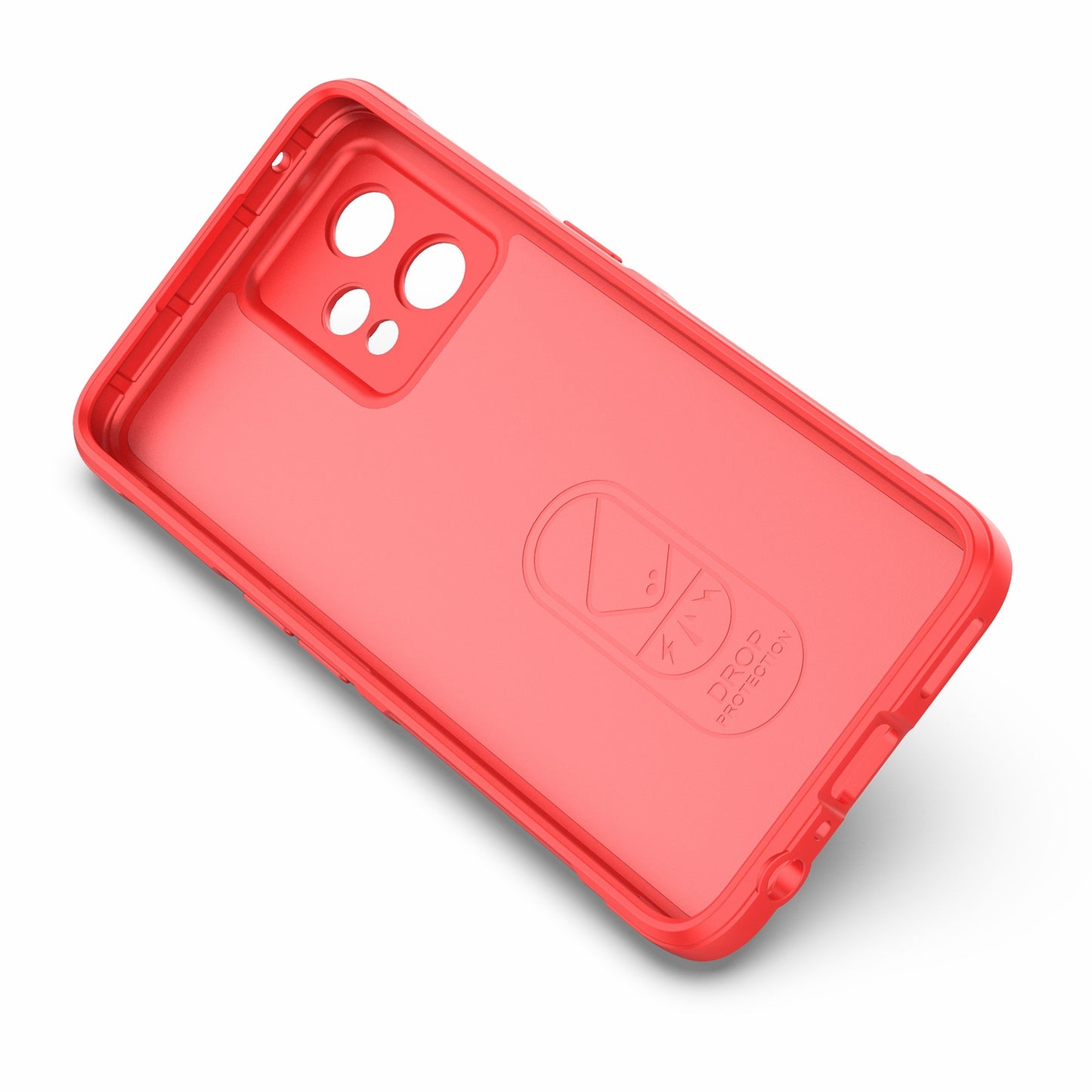 OPPO Realme 9 Pro+ Magic Shield TPU + Flannel Protective Phone Case Cover, Shockproof Scratch Resistant