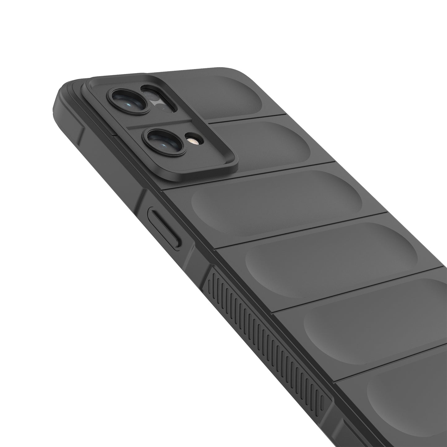 OPPO Reno7 Pro 5G Shock Absorbent Magic Shield TPU + Flannel Phone Case, Featuring Ridged Drop Protection, Bright Colours & Easy Access