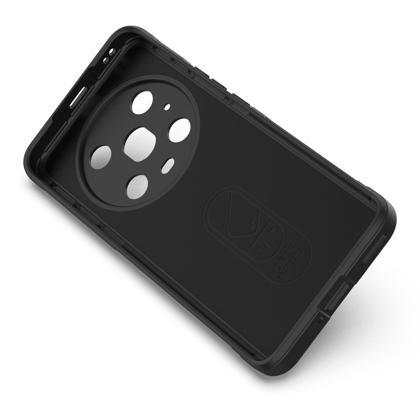 Honor Magic4 Pro Shock Absorbent Magic Shield TPU + Flannel Phone Case, Featuring Ridged Drop Protection, Bright Colours & Easy Access