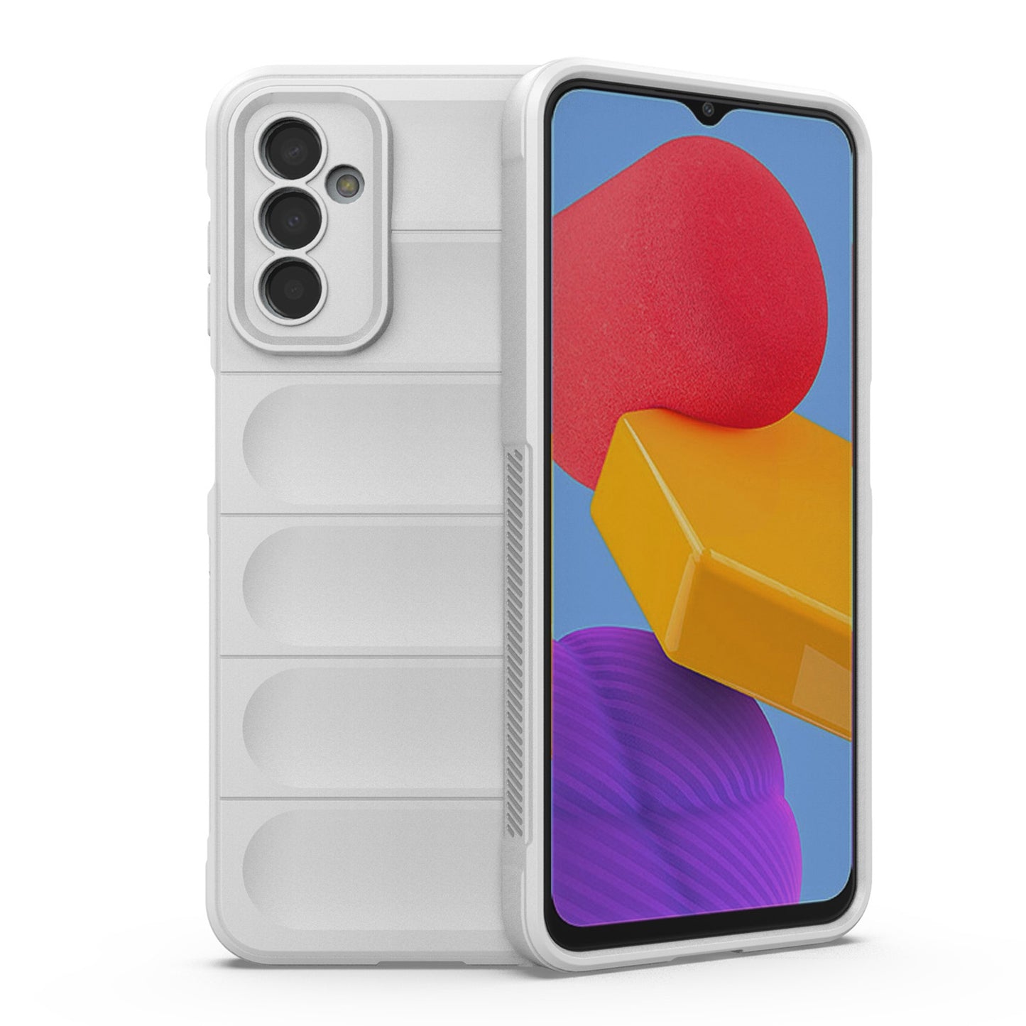 Samsung Galaxy M13 4G Magic Shield TPU + Flannel Protective Phone Case Cover, Shockproof Scratch Resistant