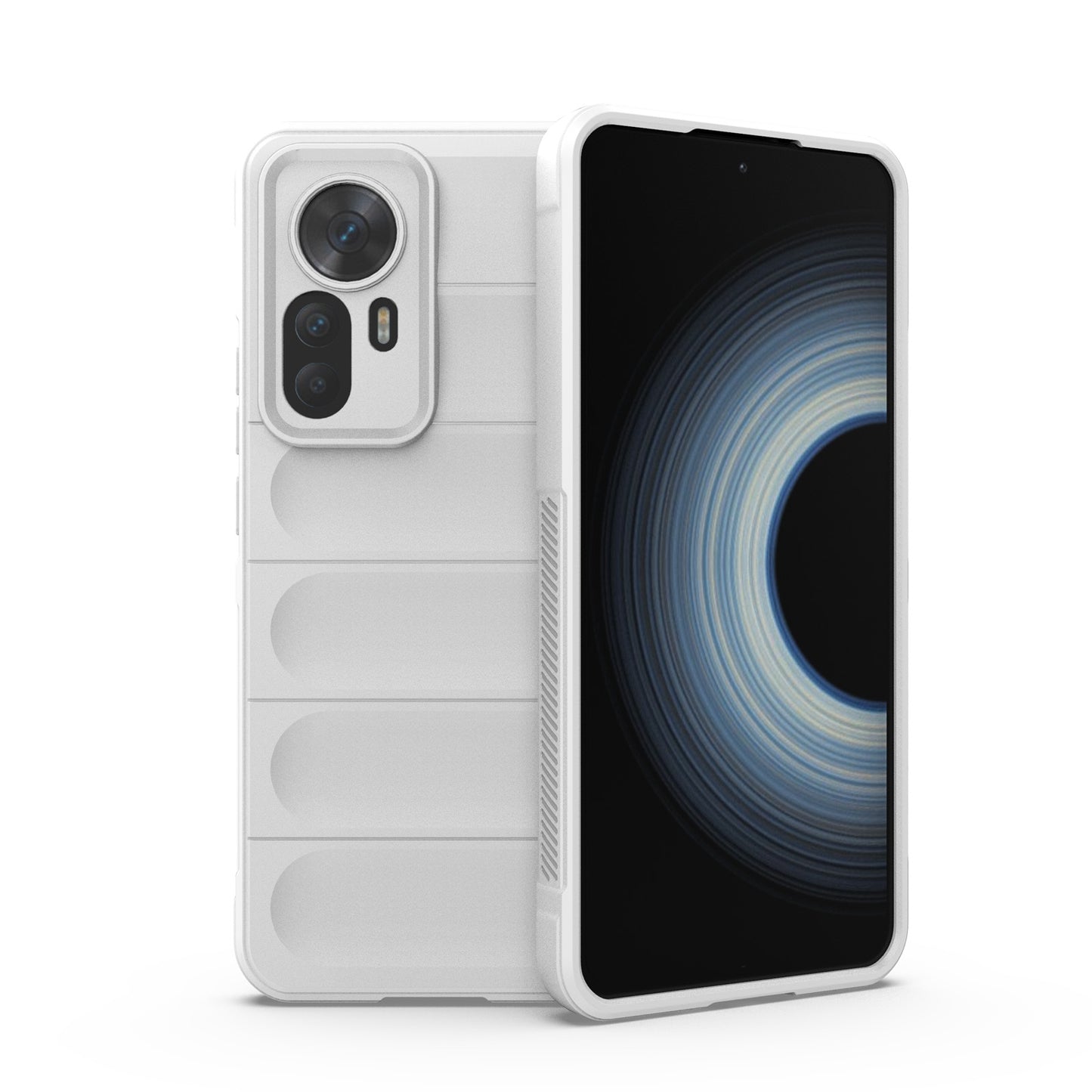 Xiaomi 12T Magic Shield TPU + Flannel Protective Phone Case Cover, Shockproof Scratch Resistant