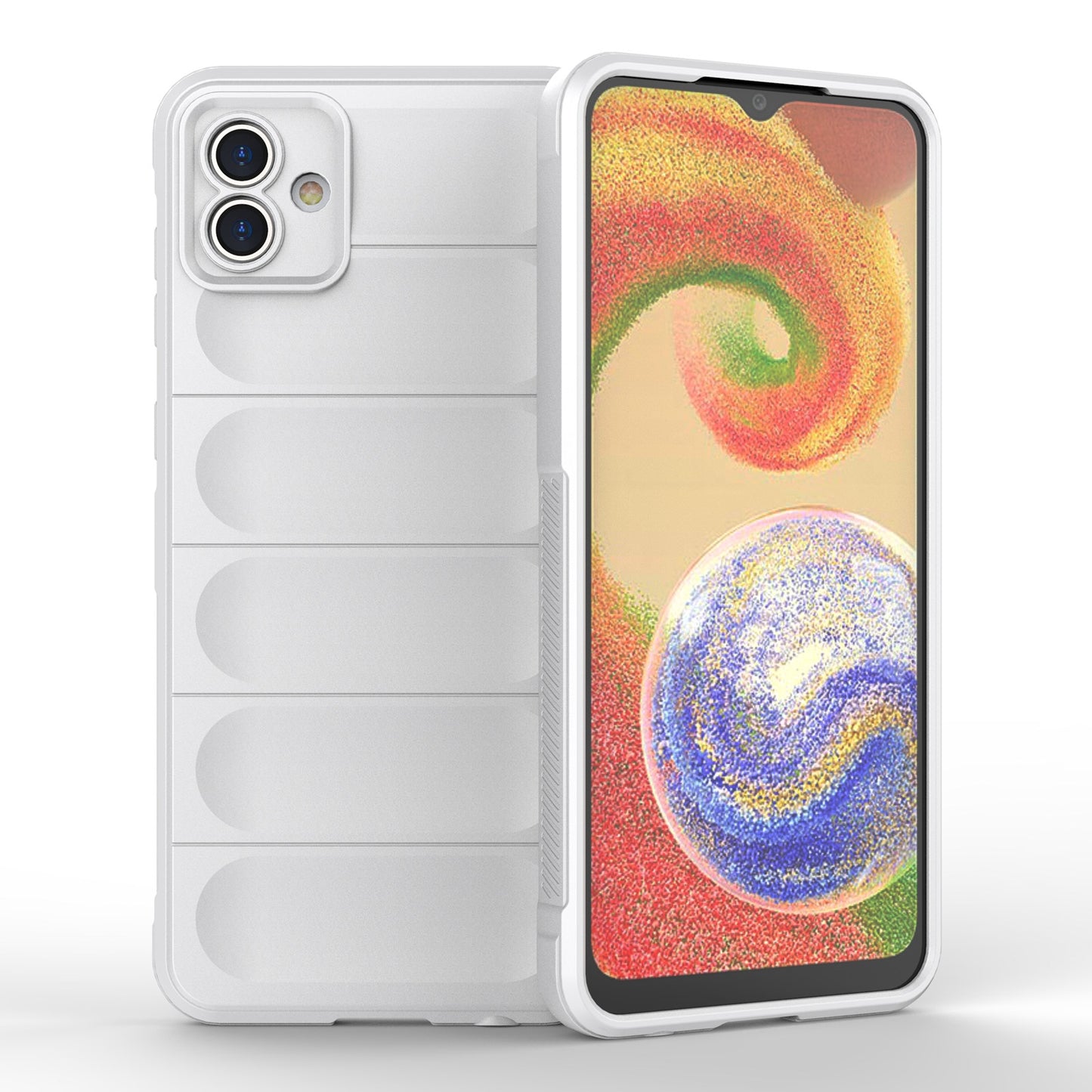 Samsung Galaxy A04 4G Magic Shield TPU + Flannel Protective Phone Case Cover, Shockproof Scratch Resistant