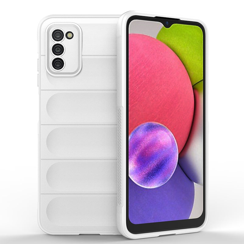 Samsung Galaxy A03s Magic Shield TPU + Flannel Protective Phone Case Cover, Shockproof Scratch Resistant