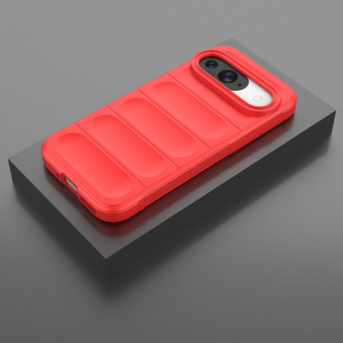 Google Pixel 9 5G Global Shock Absorbent Magic Shield TPU + Flannel Phone Case, Featuring Ridged Drop Protection, Bright Colours & Easy Access