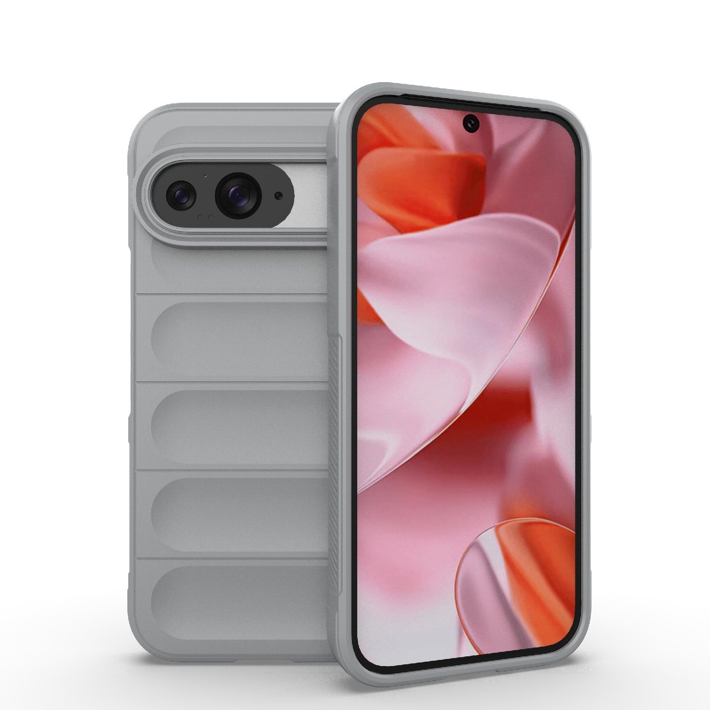 Google Pixel 9 5G Global Shock Absorbent Magic Shield TPU + Flannel Phone Case, Featuring Ridged Drop Protection, Bright Colours & Easy Access