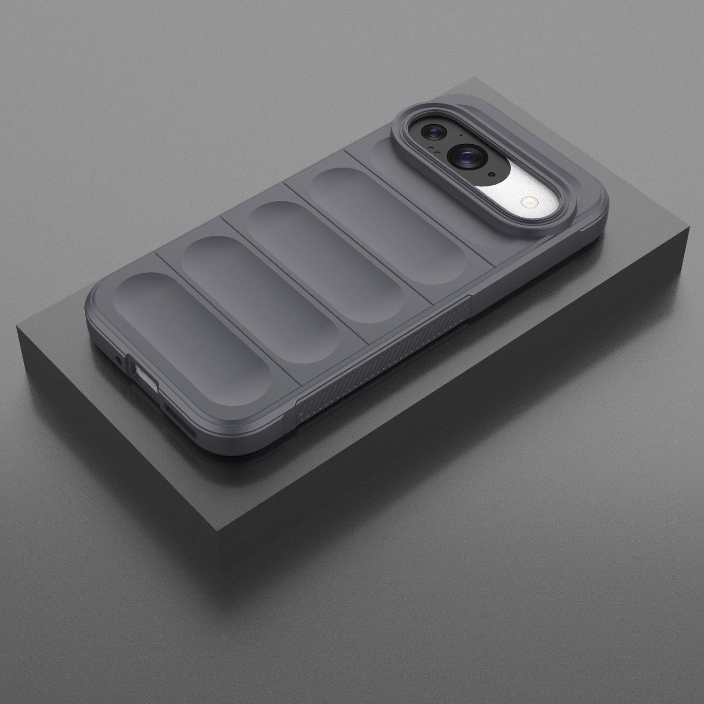 Google Pixel 9 5G Global Shock Absorbent Magic Shield TPU + Flannel Phone Case, Featuring Ridged Drop Protection, Bright Colours & Easy Access