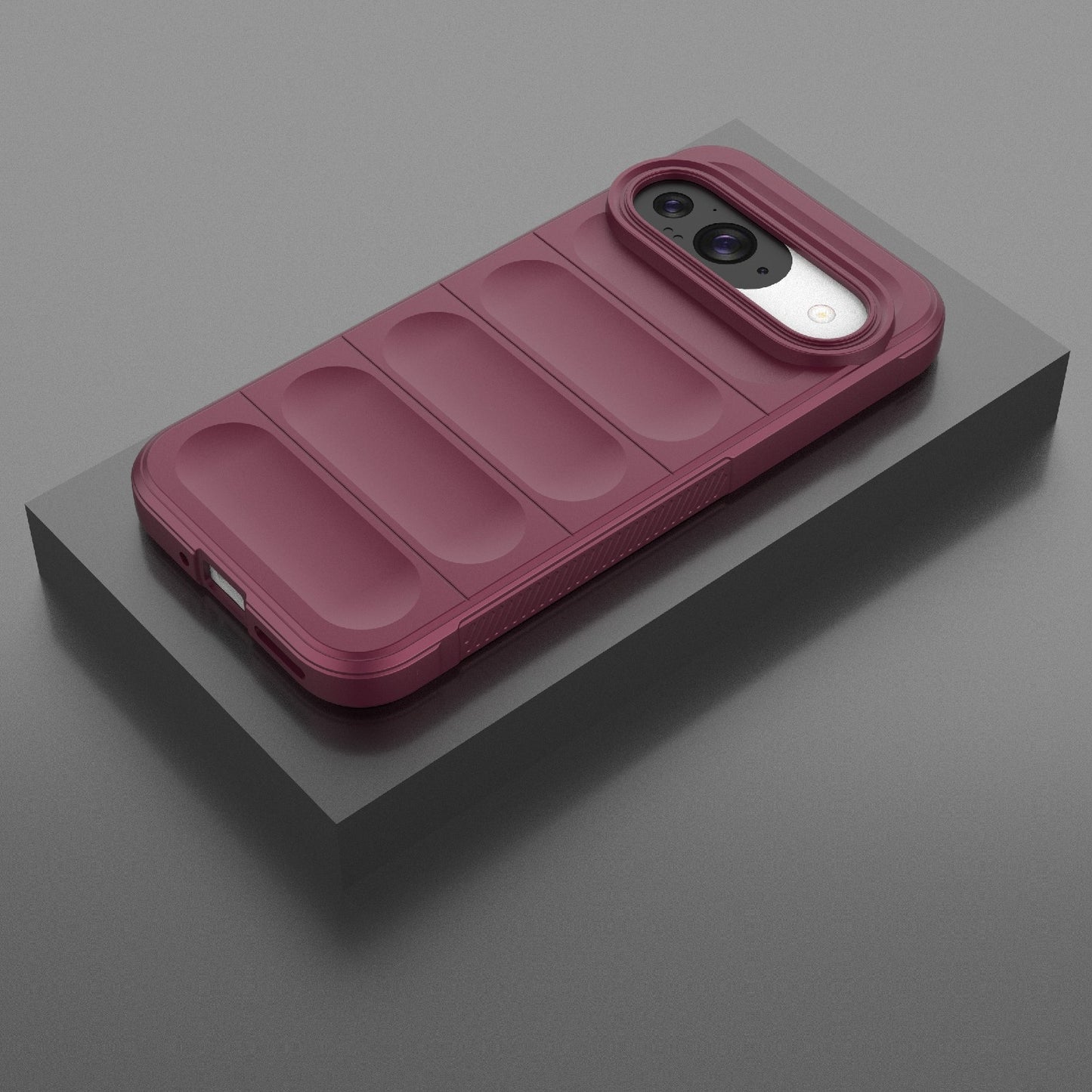 Google Pixel 9 5G Global Shock Absorbent Magic Shield TPU + Flannel Phone Case, Featuring Ridged Drop Protection, Bright Colours & Easy Access