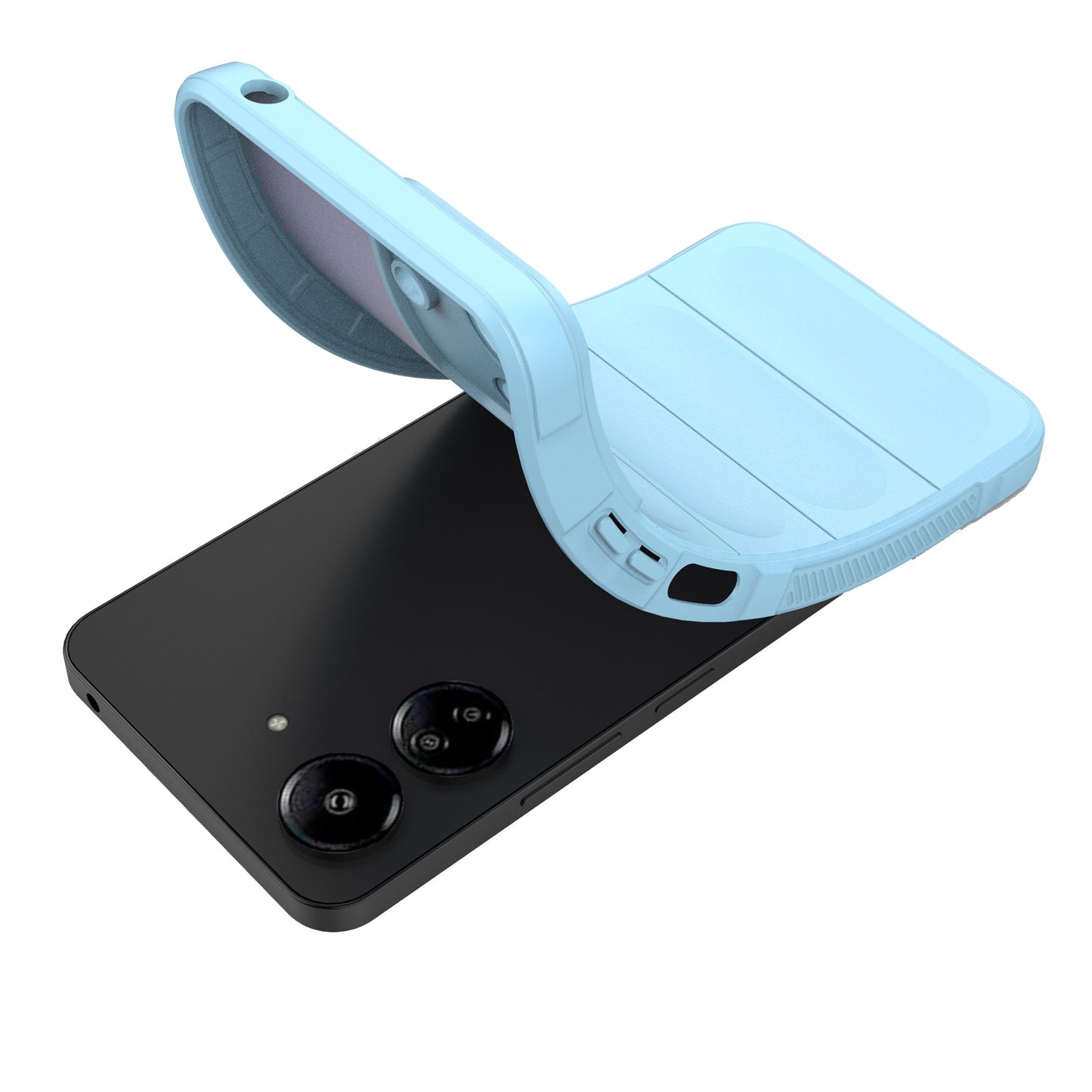 Xiaomi Redmi 13C 4G Magic Shield TPU + Flannel Protective Phone Case Cover, Shockproof Scratch Resistant