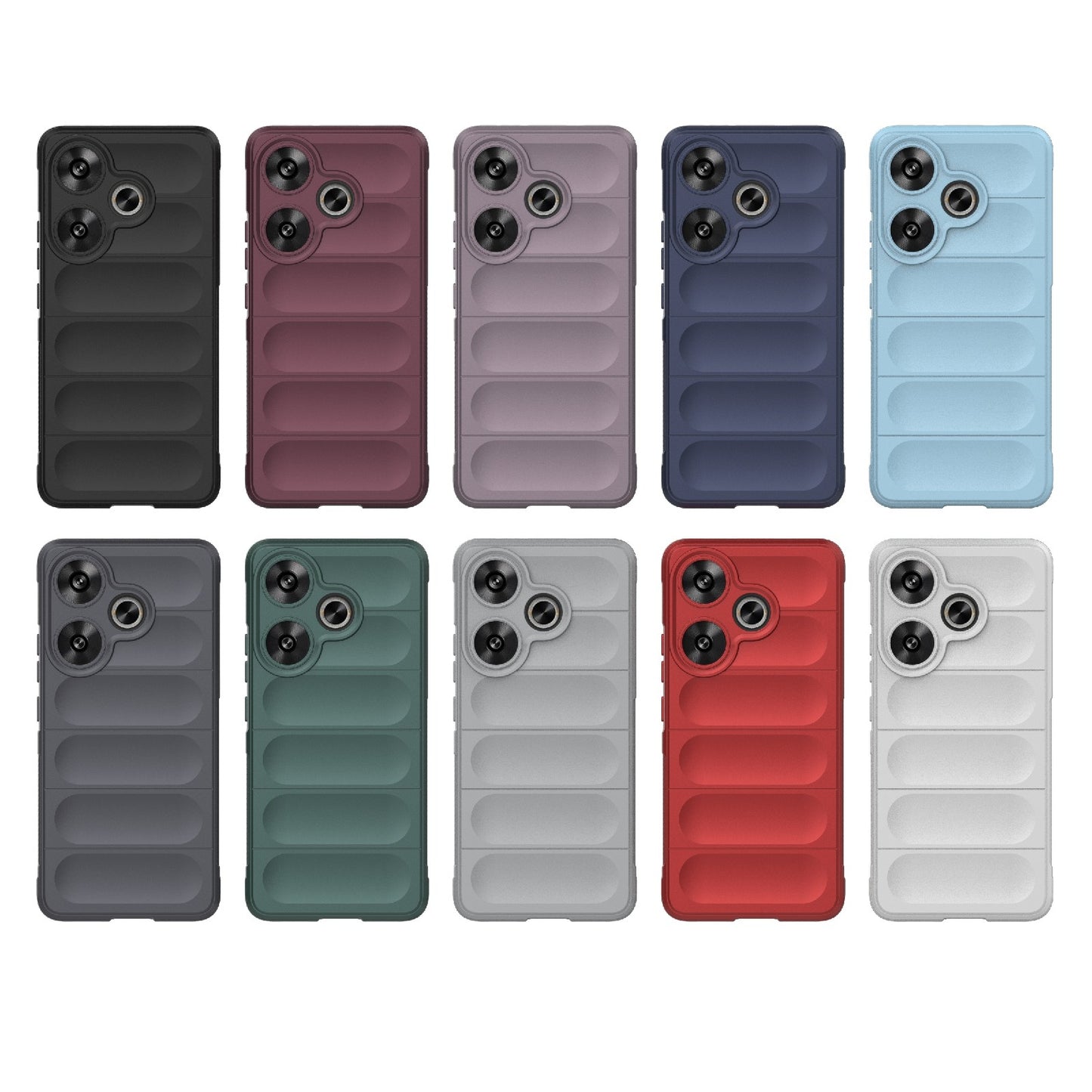 Xiaomi Redmi Turbo 3 5G Shock Absorbent Magic Shield TPU + Flannel Phone Case, Featuring Ridged Drop Protection, Bright Colours & Easy Access