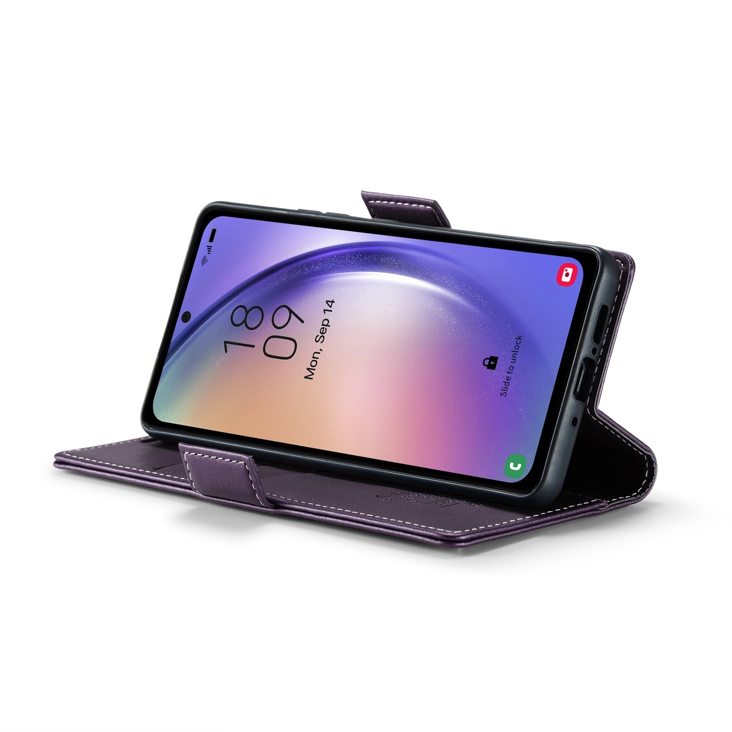 Samsung Galaxy A54 5G Litchi Texture RFID Anti-theft Leather Phone Case with Butterfly Buckle, Stand & Card Wallet with TPU Shell