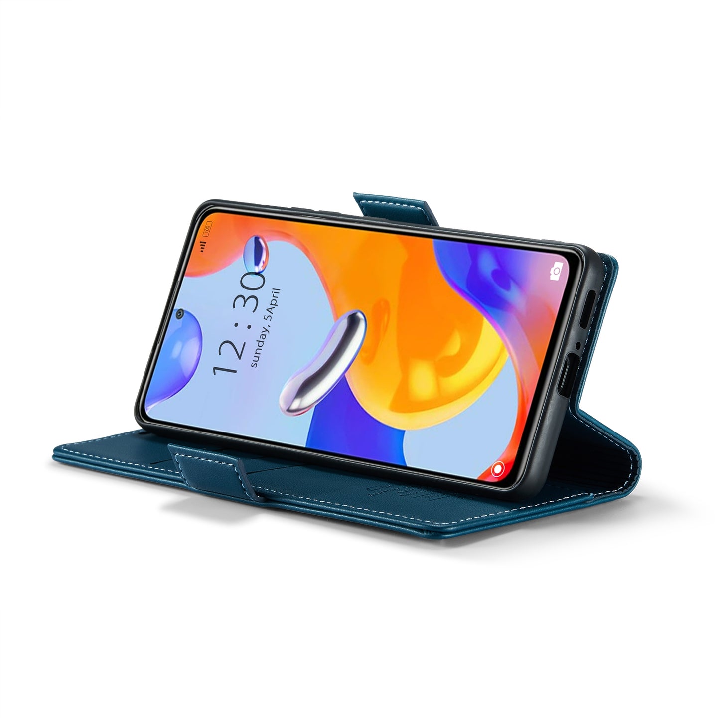 Xiaomi Redmi Note 11 Pro Global Litchi Texture RFID Anti-theft Leather Phone Case with Butterfly Buckle, Stand & Card Wallet with TPU Shell