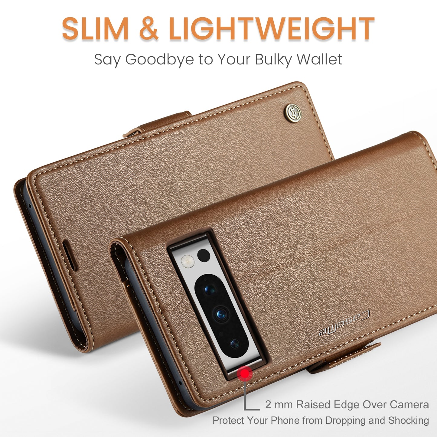 Google Pixel 8 Pro Litchi Texture RFID Anti-theft Leather Phone Case with Butterfly Buckle, Stand & Card Wallet with TPU Shell