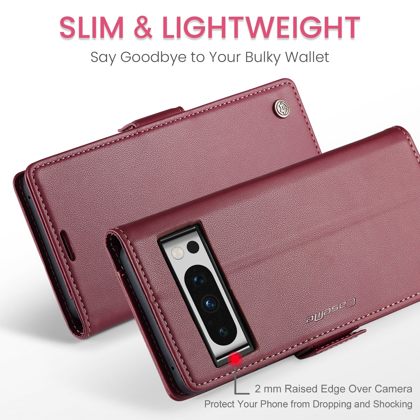 Google Pixel 8 Pro Litchi Texture RFID Anti-theft Leather Phone Case with Butterfly Buckle, Stand & Card Wallet with TPU Shell