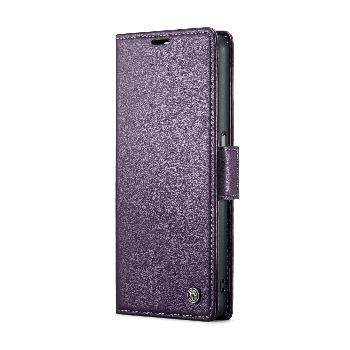 OPPO A57e 4G Litchi Texture RFID Anti-theft Leather Phone Case with Butterfly Buckle, Stand & Card Wallet with TPU Shell