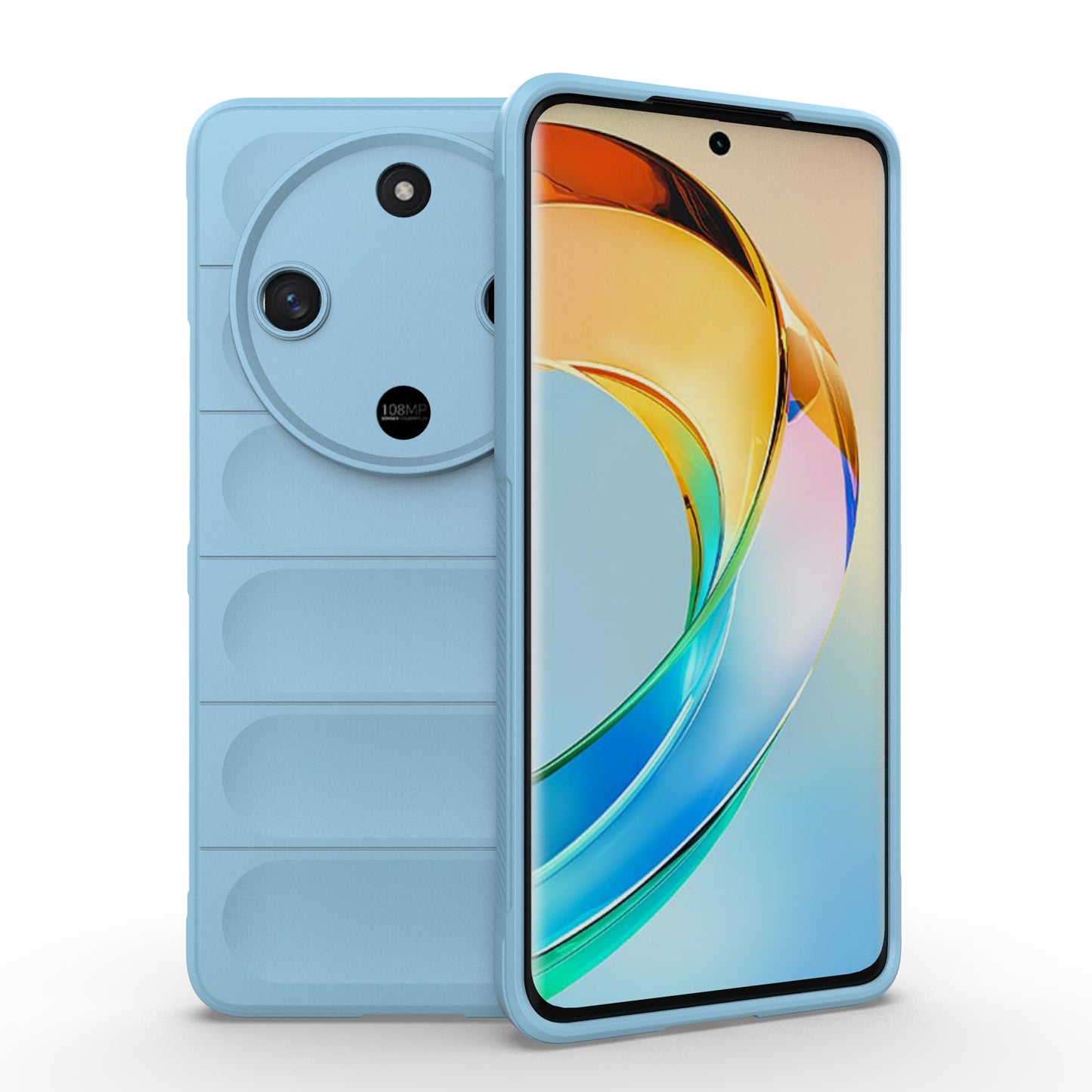Honor X50 5G Global Shock Absorbent Magic Shield TPU + Flannel Phone Case, Featuring Ridged Drop Protection, Bright Colours & Easy Access