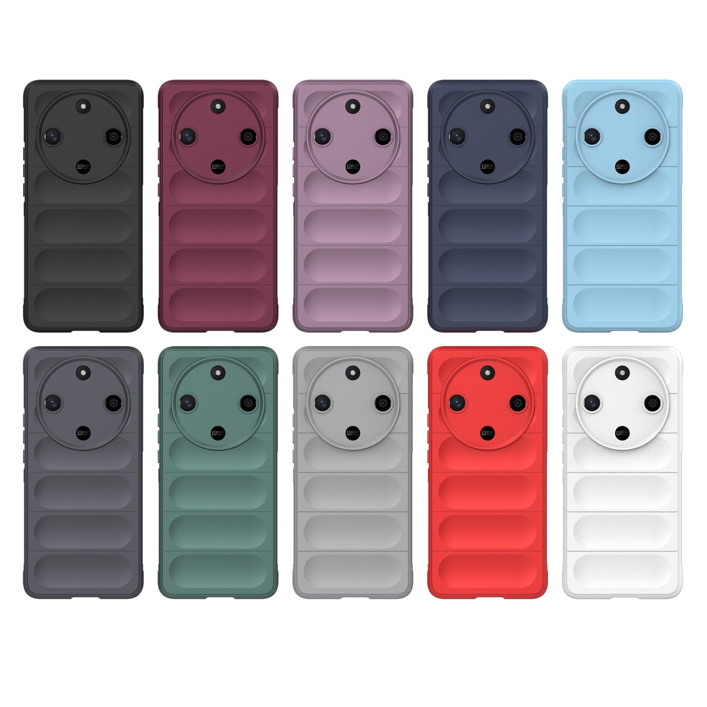 Honor X50 5G Global Shock Absorbent Magic Shield TPU + Flannel Phone Case, Featuring Ridged Drop Protection, Bright Colours & Easy Access