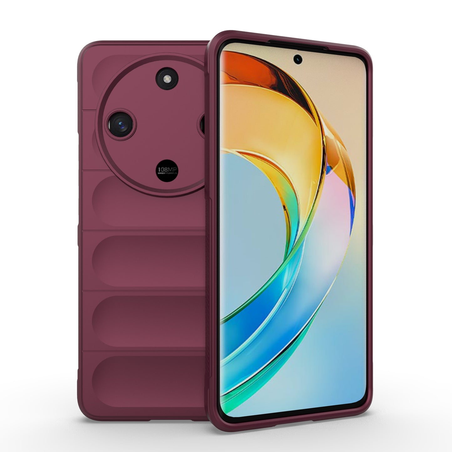 Honor X50 5G Global Shock Absorbent Magic Shield TPU + Flannel Phone Case, Featuring Ridged Drop Protection, Bright Colours & Easy Access