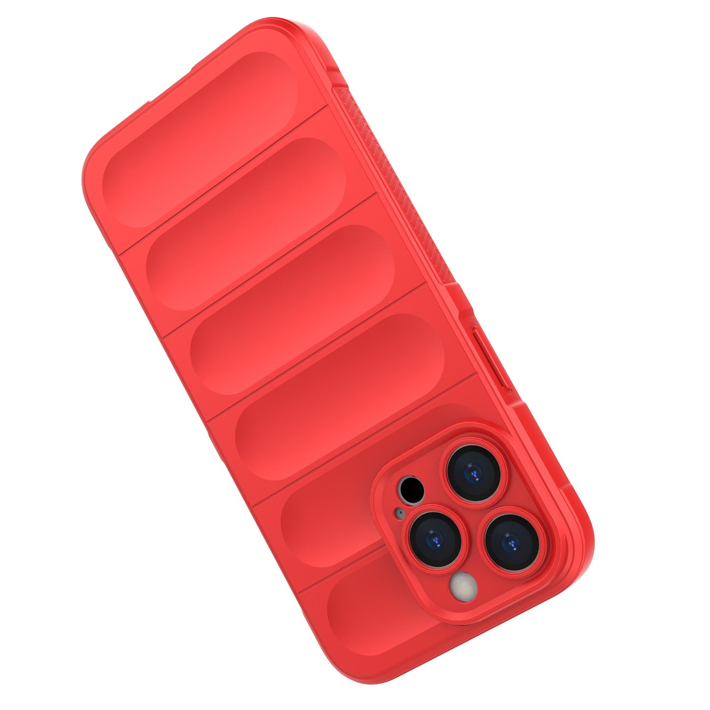 Apple iPhone 15 Pro Max Magic Shield TPU + Flannel Protective Phone Case Cover, Shockproof Scratch Resistant