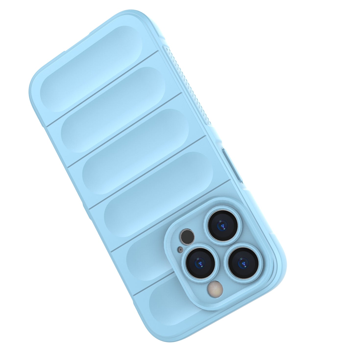 Apple iPhone 15 Pro Magic Shield TPU + Flannel Protective Phone Case Cover, Shockproof Scratch Resistant