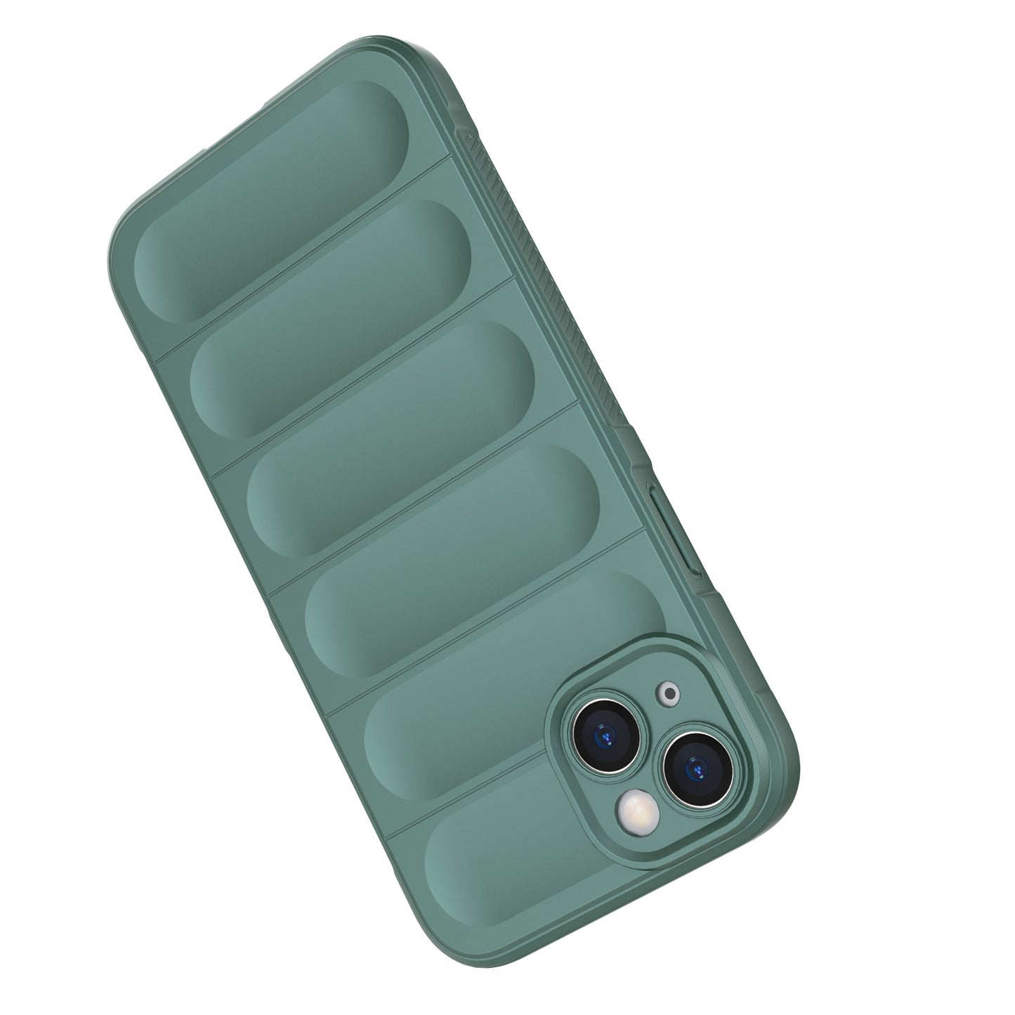 Apple iPhone 15 Plus Magic Shield TPU + Flannel Protective Phone Case Cover, Shockproof Scratch Resistant