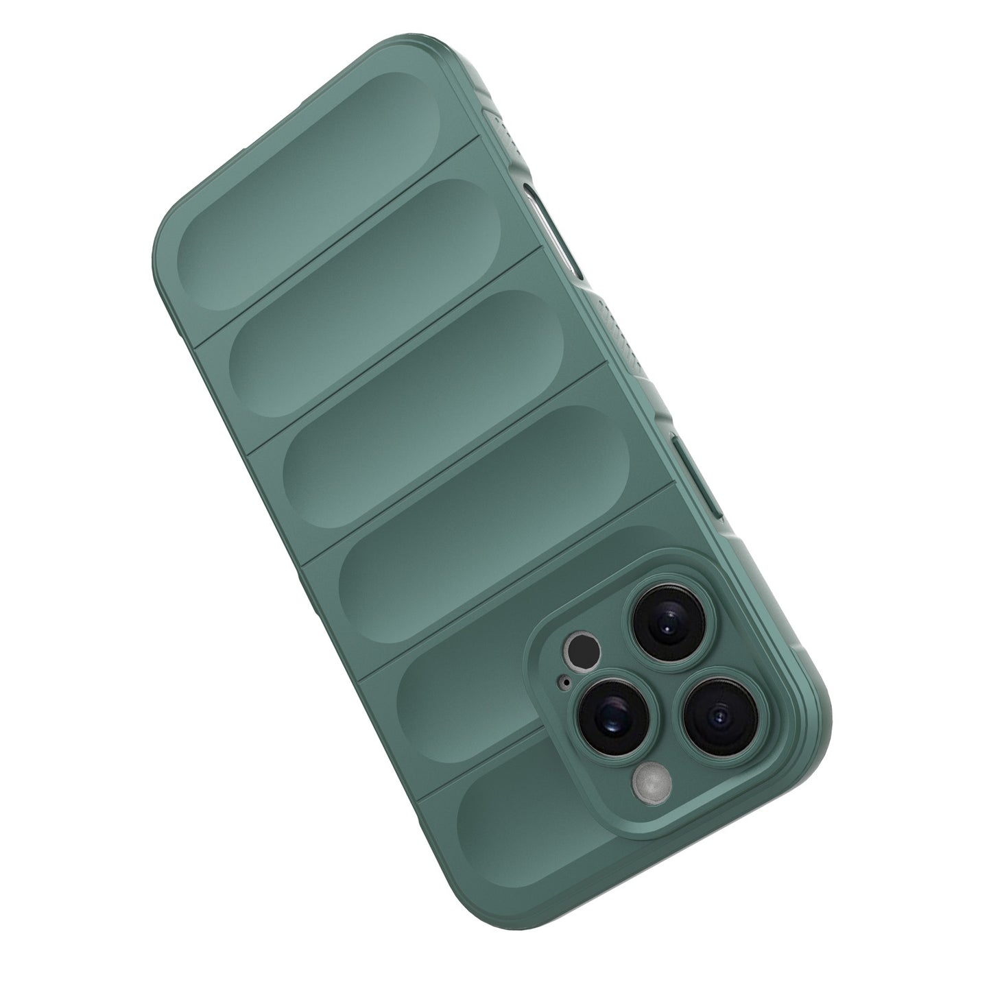 Apple iPhone 16 Pro Max Magic Shield TPU + Flannel Protective Phone Case Cover, Shockproof Scratch Resistant