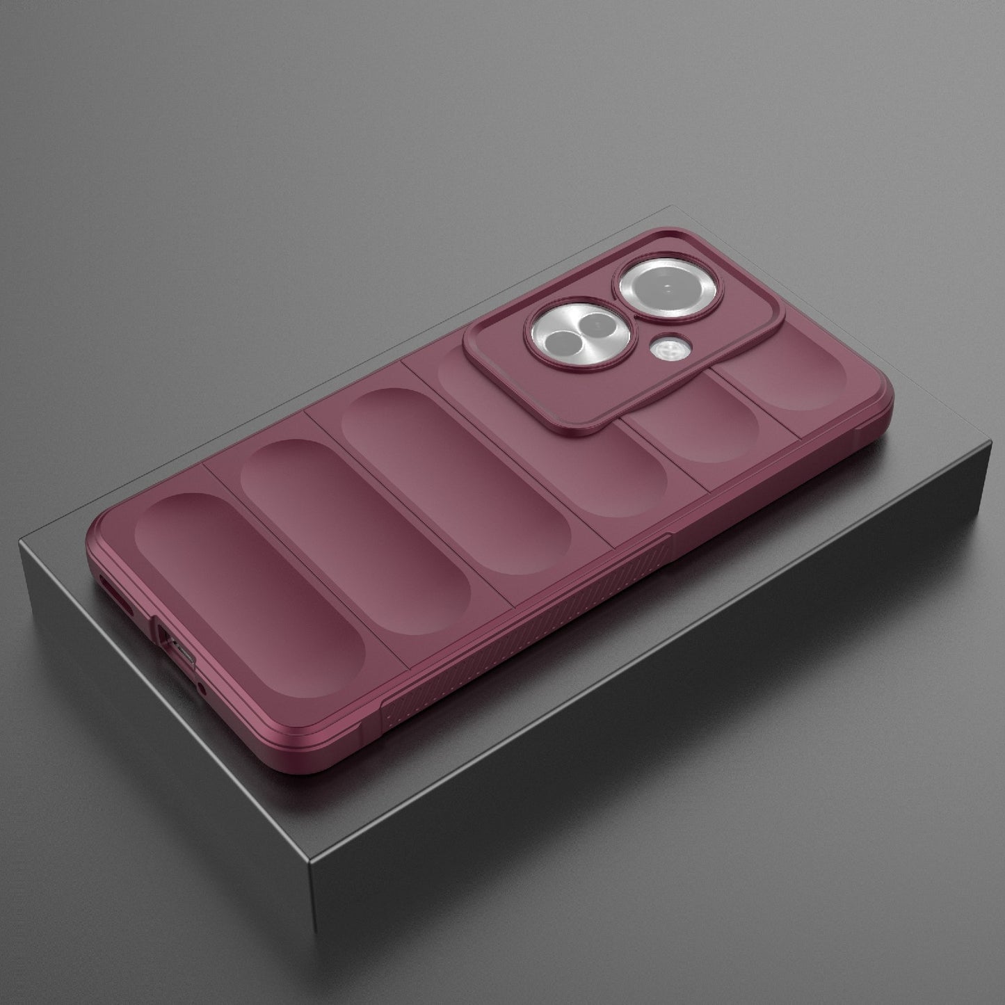 OPPO Reno11 F 5G Global Shock Absorbent Magic Shield TPU + Flannel Phone Case, Featuring Ridged Drop Protection, Bright Colours & Easy Access