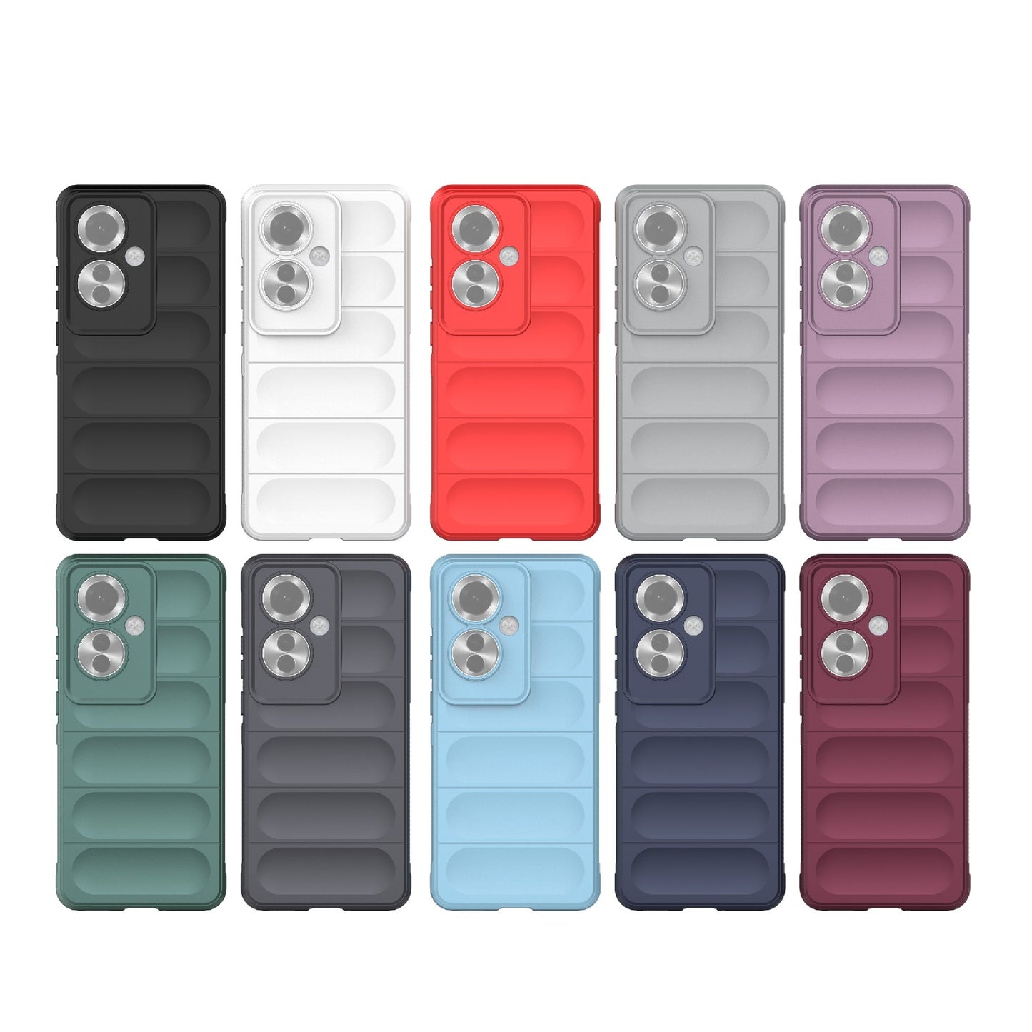 OPPO Reno11 F 5G Global Shock Absorbent Magic Shield TPU + Flannel Phone Case, Featuring Ridged Drop Protection, Bright Colours & Easy Access