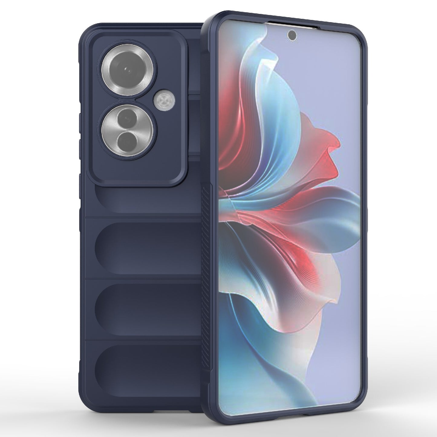 OPPO Reno11 F 5G Global Shock Absorbent Magic Shield TPU + Flannel Phone Case, Featuring Ridged Drop Protection, Bright Colours & Easy Access