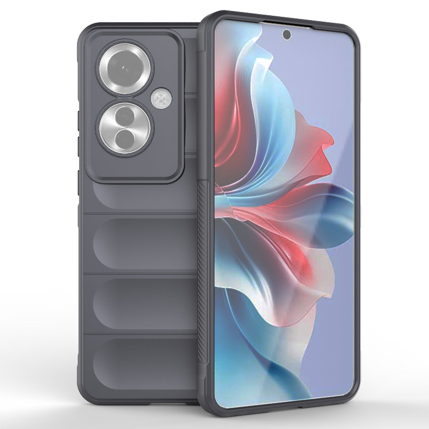 OPPO Reno11 F 5G Global Shock Absorbent Magic Shield TPU + Flannel Phone Case, Featuring Ridged Drop Protection, Bright Colours & Easy Access