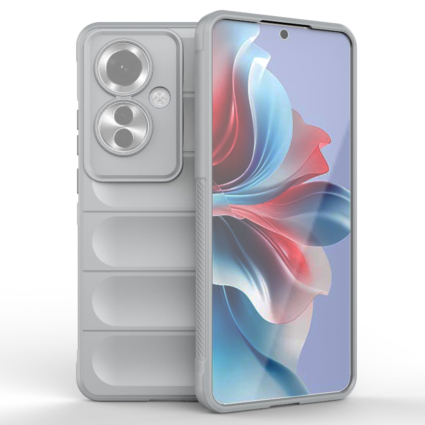 OPPO Reno11 F 5G Global Shock Absorbent Magic Shield TPU + Flannel Phone Case, Featuring Ridged Drop Protection, Bright Colours & Easy Access