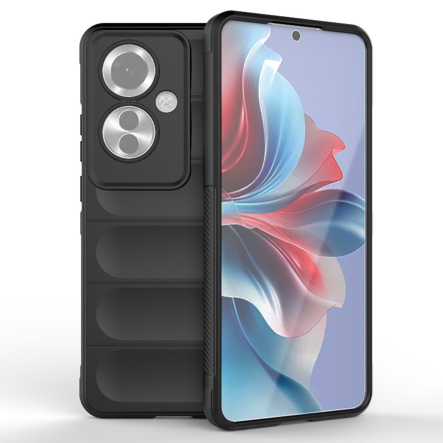 OPPO Reno11 F 5G Global Shock Absorbent Magic Shield TPU + Flannel Phone Case, Featuring Ridged Drop Protection, Bright Colours & Easy Access