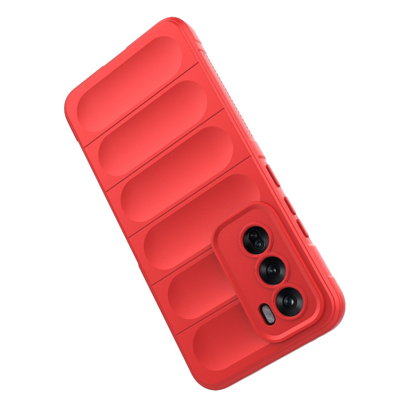 OPPO Reno12 Pro Global Shock Absorbent Magic Shield TPU + Flannel Phone Case, Featuring Ridged Drop Protection, Bright Colours & Easy Access