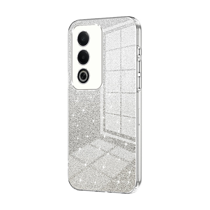 OPPO A3 Pro Global Glitter Powder Electroplated Gradient Phone Case – Fashionable & Luxurious with Anti-Fingerprint Coating, Shock-Absorption, and Lens Protection