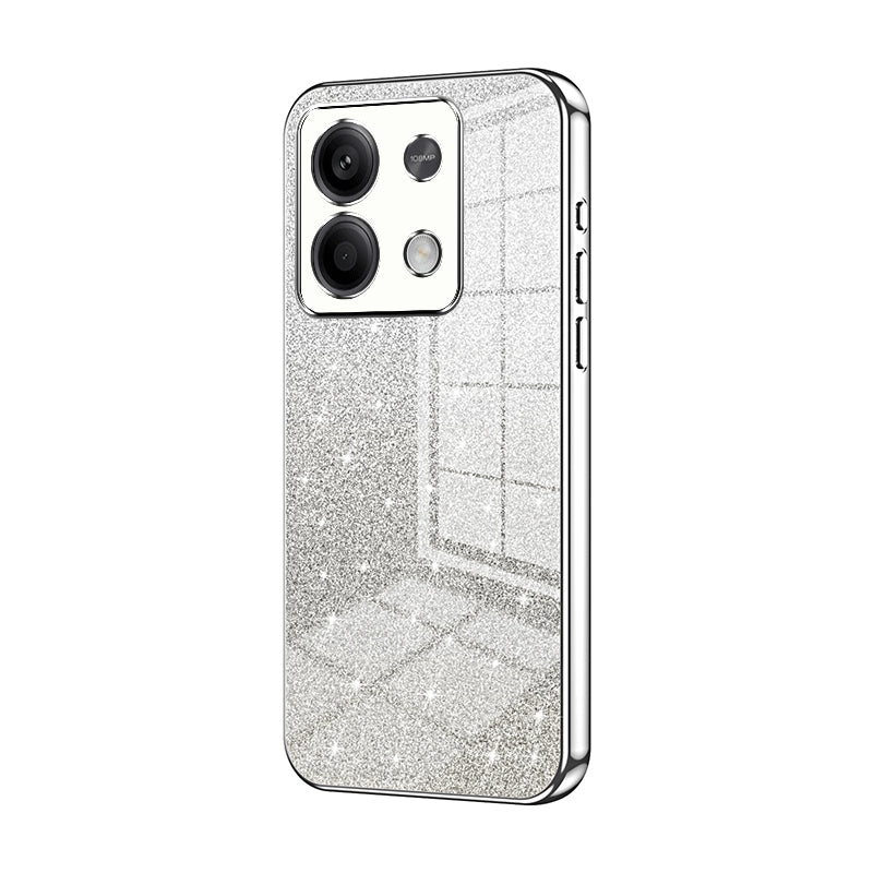 Xiaomi Redmi Note 13 5G Glitter Powder Electroplated Gradient Phone Case – Fashionable & Luxurious with Anti-Fingerprint Coating, Shock-Absorption, and Lens Protection