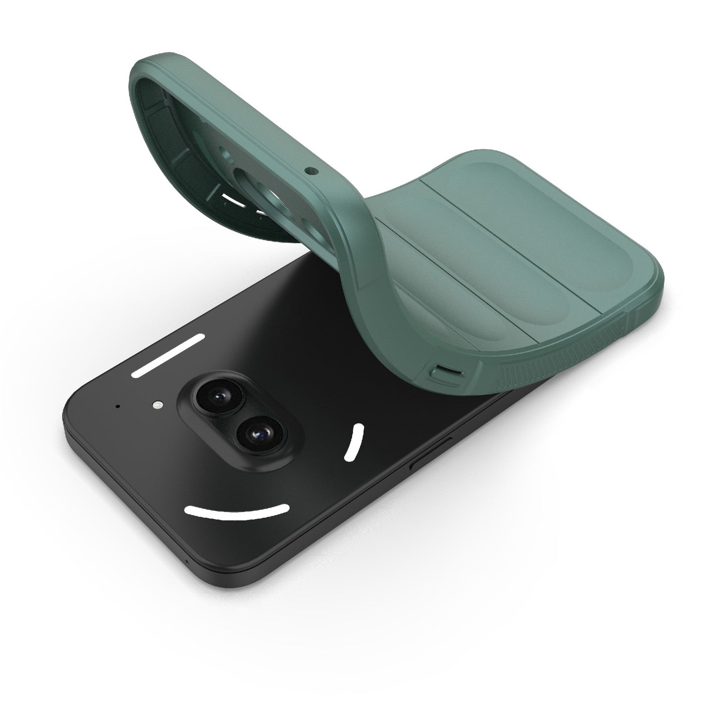 Nothing Phone 2a Magic Shield TPU + Flannel Protective Phone Case Cover, Shockproof Scratch Resistant