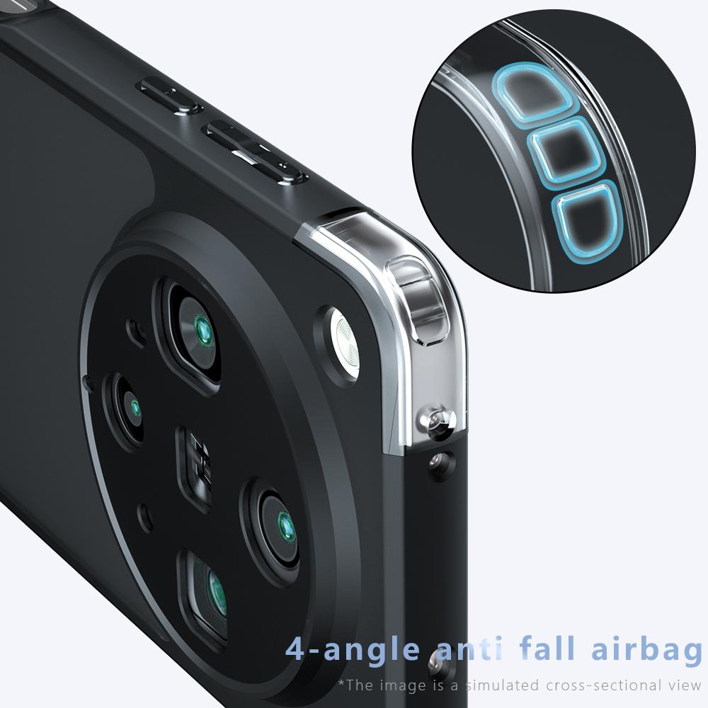 OPPO Find X8 Ultra Armor Precise Hole PC Hybrid TPU Phone Case with Full Protection Shockproof Cover