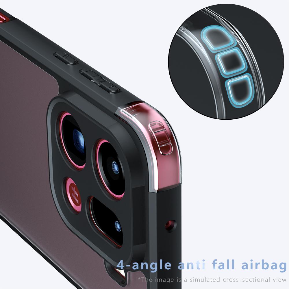 OPPO Find X9 Pro Armor Precise Hole PC Hybrid TPU Phone Case with Full Protection Shockproof Cover