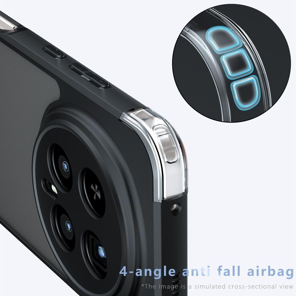 Honor Magic8 Pro Armor Precise Hole PC Hybrid TPU Phone Case with Full Protection Shockproof Cover