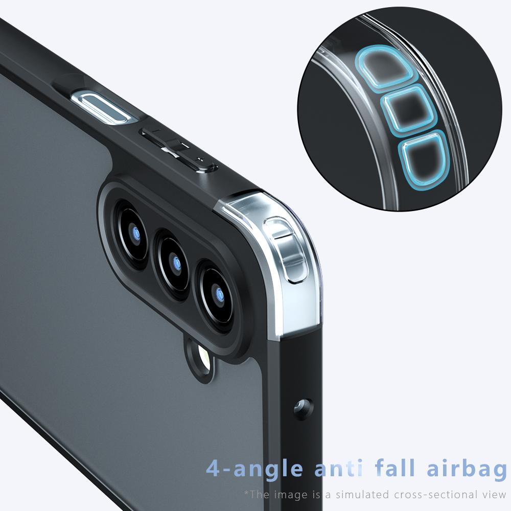 Samsung Galaxy A17 5G Armor Precise Hole PC Hybrid TPU Phone Case with Full Protection Shockproof Cover
