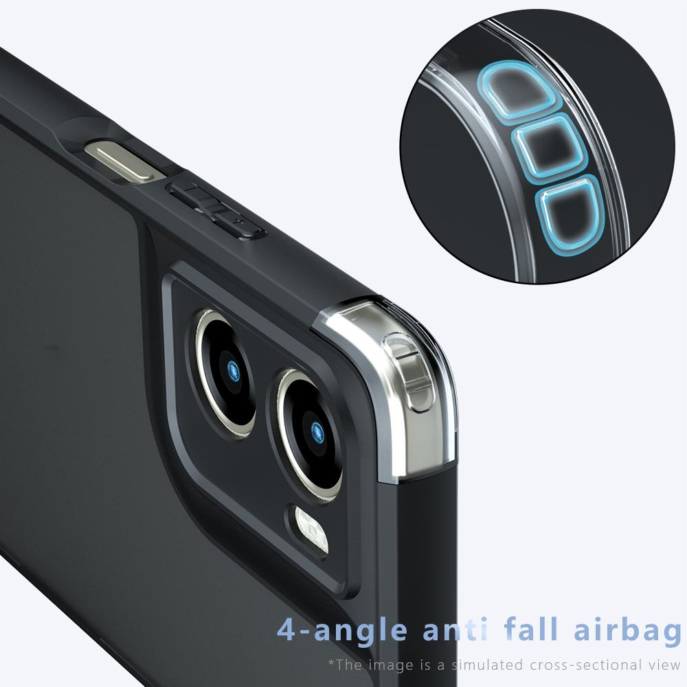 Motorola Moto G06 4G Armor Precise Hole PC Hybrid TPU Phone Case with Full Protection Shockproof Cover