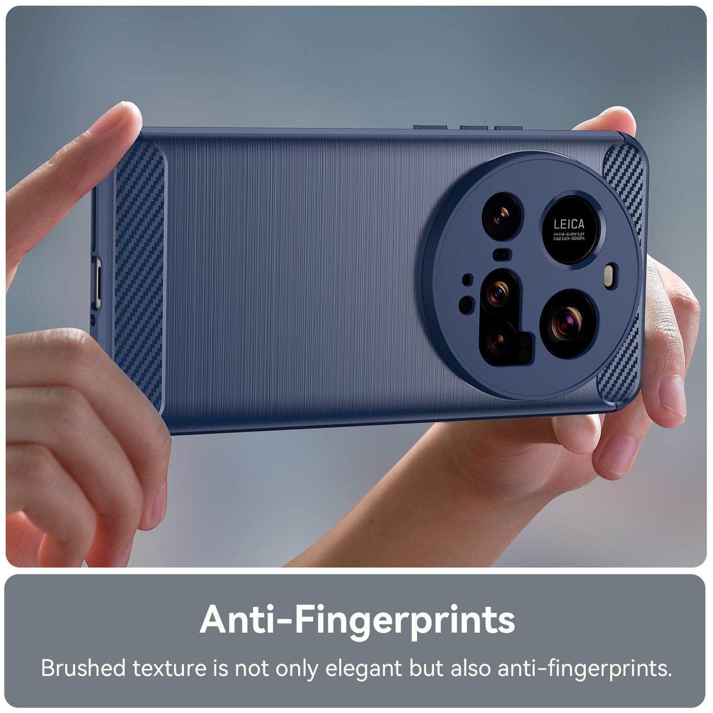 Xiaomi 15 Ultra Carbon Fiber Brushed Texture TPU Protective Phone Case Shockproof Slim Cover
