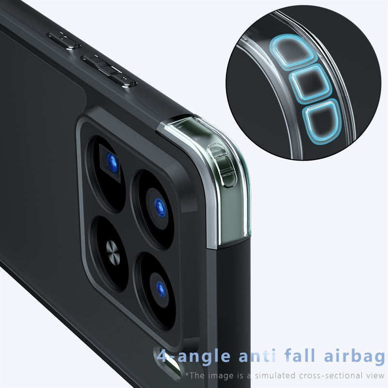 Xiaomi 15 Pro Armor Precise Hole PC Hybrid TPU Phone Case with Full Protection Shockproof Cover