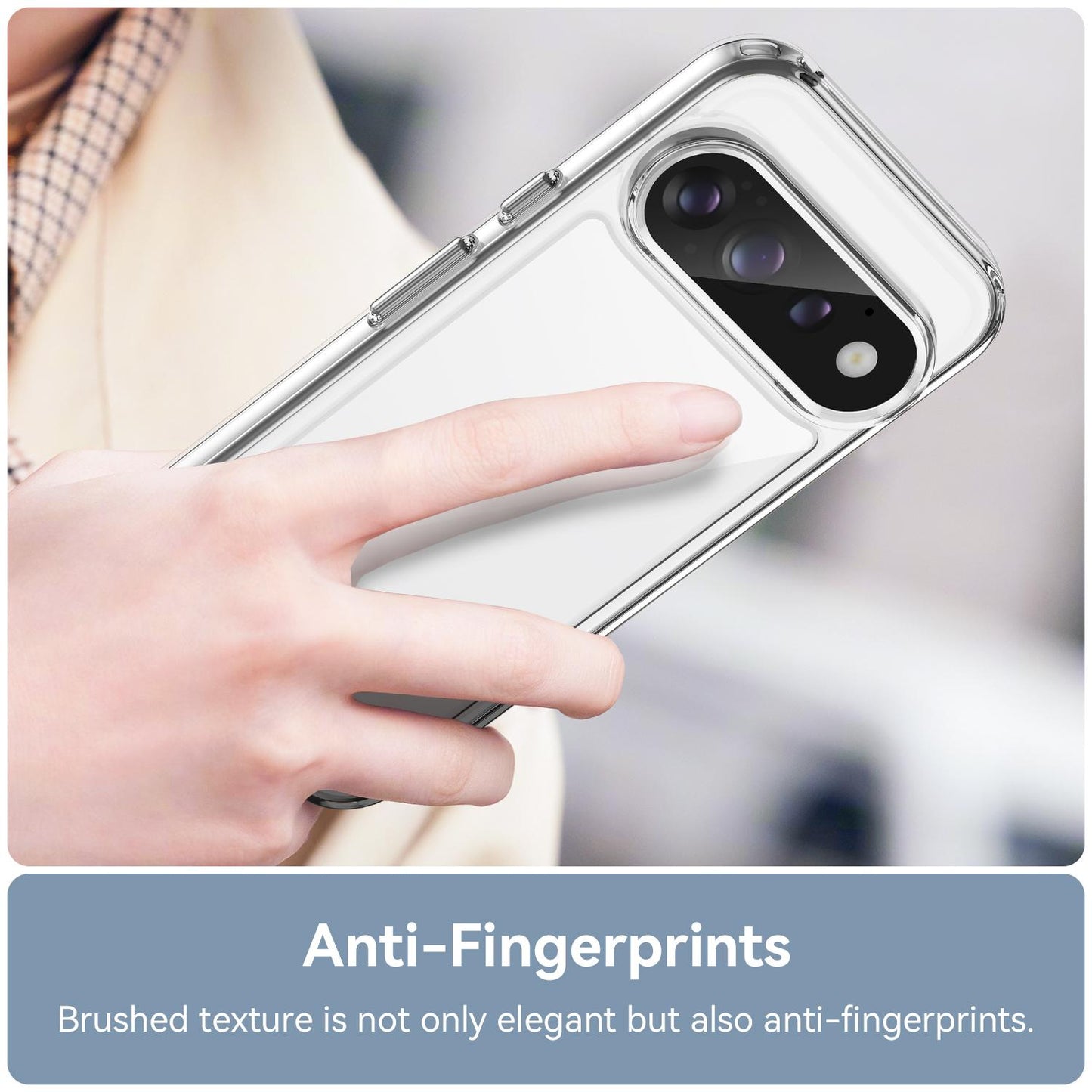 Google Pixel 11 Pro Acrylic Hybrid TPU Protective Phone Case, Colourful Series Shockproof Cover