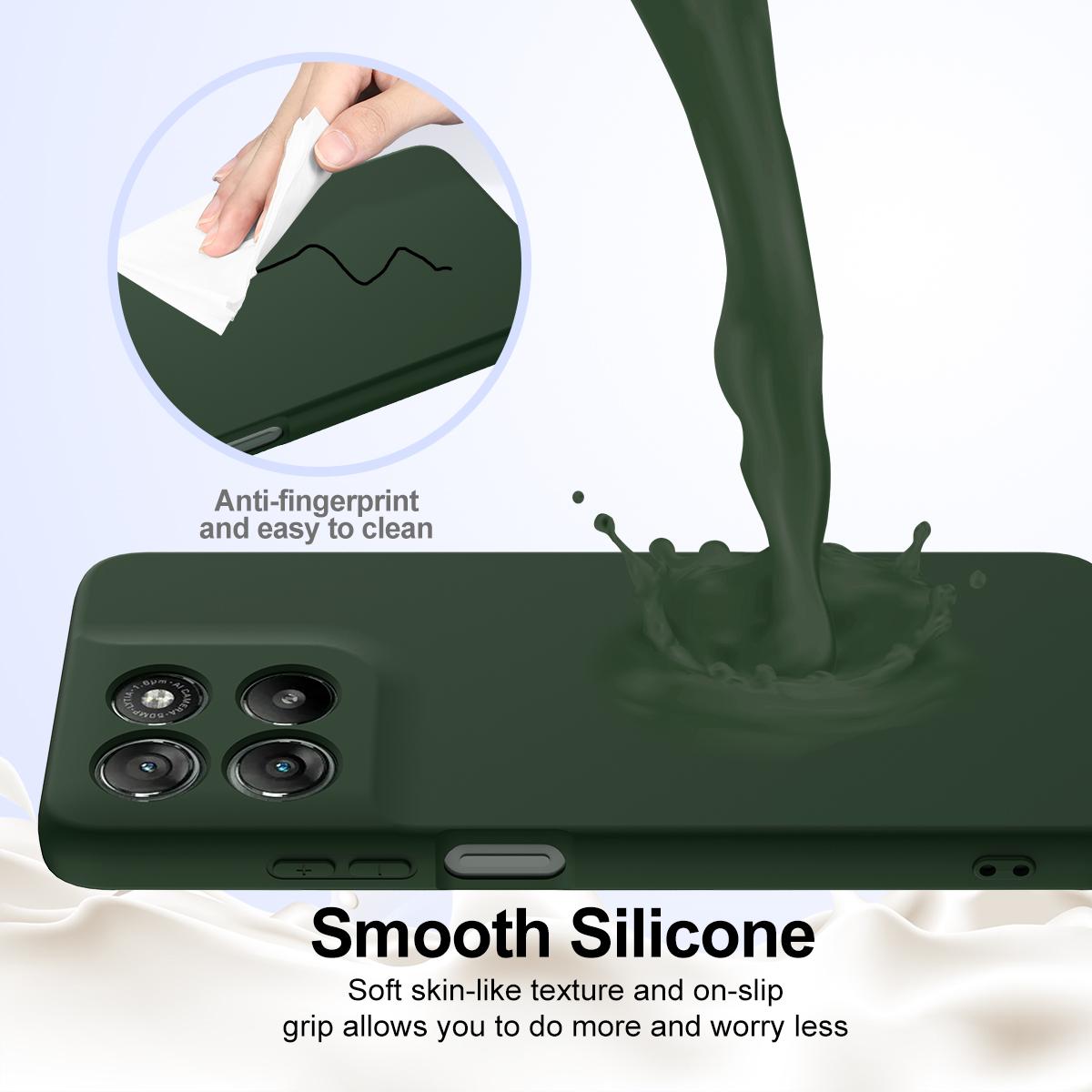 Motorola Moto G67 Power Shockproof Silicone MagSafe Phone Case with Microfibre Lining Magnetic Cover